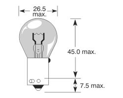 Žarnica 12v py21w bau15s oranŽna - osram